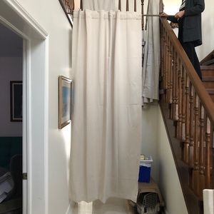 Single Panel Beige Curtain